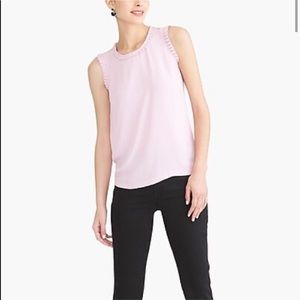 Peony JCrew Factory Keyhole Top Pleated Trim